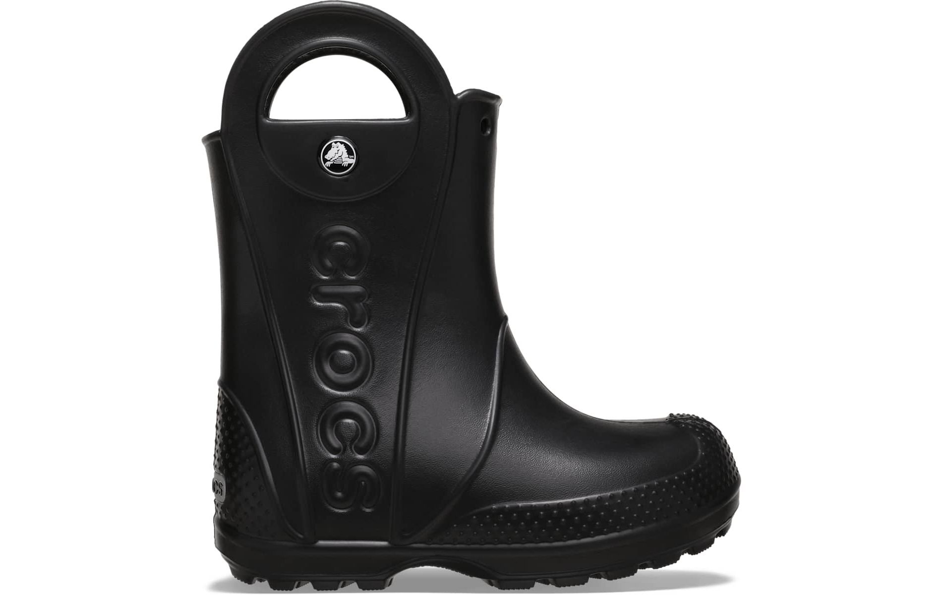 Crocs Toddler Handle It Rain Boots, Black, C10