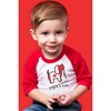 Pavilion Gift Company - Canada - 6-12 Months 3/4 Length Red Sleeve Onesie - Leotards and Bodysuits - 3 of 4