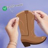 Big Dot of Happiness Western Hoedown Garland Banner, Wild West Cowboy Party Decorations Banner, 30 Feet of Cord, 15 Double-Sided Cowboy Hats, Boots, - 3 of 4