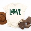 Simply Sage Market Love Clover Puff  Garment Dyed Tee - 3 of 4