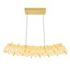 CWI Lighting Gondola LED Chandelier With Satin Gold Finish - 3 of 3