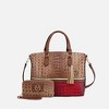 MKF Collection Autumn Croc-Embossed Tote & Wallet Set by Mia K - 2 of 4
