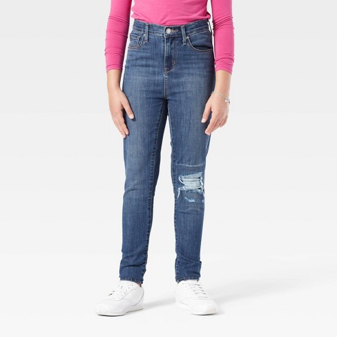 Denizen® From Levi's® Girls' High-rise Skinny Jeans - Vintage Wash 7 :  Target