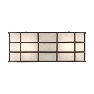 Livex Lighting Blanchard 2 - Light Wall Light in  English Bronze - 1 of 4