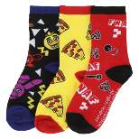 Five Nights At Freddy's Pizza Party Youth 3-Pair Crew Socks