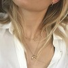 Necklace for Women - HTUTWOO™ 18K Moon Crescent Half Circle Charm Necklace, for Mother, Daughter, Sister, Friends and Everyday Wear - 2 of 4
