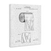 Stupell Industries Vintage Toilet Paper Roll Patent Canvas Art - 2 of 4