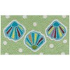 Jellybean Multi-Colored Clam Shells Doormat, 20" x 30" – Vibrant Coastal Accent Rug for Beach Homes or Outdoor Entryways - 2 of 3
