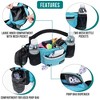 PetAmi Dog Fanny Pack, Pet Waist Belt Treat Pouch for Walking Training Hiking Running, Waste Bag Dispenser, Bottle Holder, Bowl, Pocket - 3 of 4