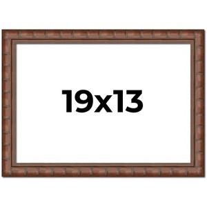 PosterPalooza | 19x13 Modern Bamboo Picture Frame, UV Acrylic, 5 Finishes - 1 of 4