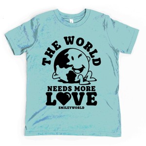 The Juniper Shop SmileyWorld The World Needs More Love Youth Short Sleeve Tee - 1 of 4