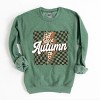 Simply Sage Market Autumn Lightning Checkered Sweatshirt - 2 of 4