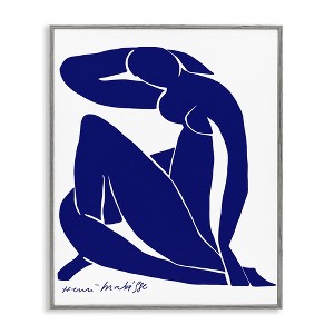 Stupell Industries Minimal Abstract Purple Nude Woman Matisse Artist, 30" x 24" - 1 of 4