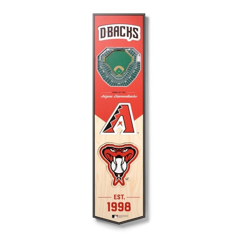 8 x 32 MLB Arizona Diamondbacks 3D Stadium Banner