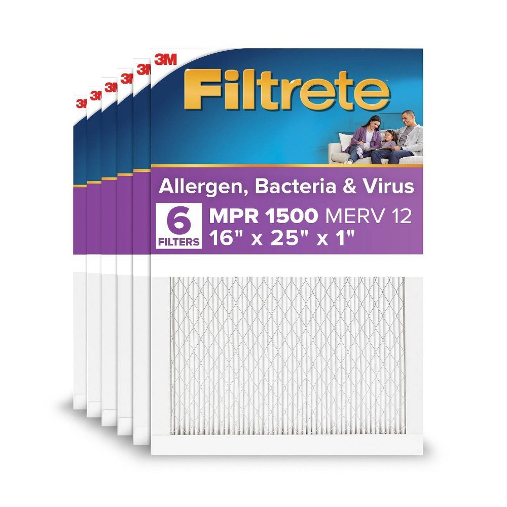 Filtrete 6pk 16''x25''x1'' UR011E Ultra Allergen Reduction