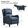 Arceso Faux Leather Push Back Recliner Chair, 20 Inch Upholstered Recliner Chairs,  Modern Pushback Recliner Chair for Bedroom, Living Room - 4 of 4