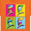 Boys' - Dr. Seuss - Cat In The Hat Color Block Hats Short Sleeve Graphic T-Shirt - 2 of 4