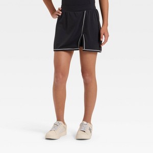 Girls' Everyday Soft Piped Skort - All In Motion™ - 1 of 3
