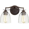 Quorum Lighting Jardin Oiled Bronze 2-Light Wall Sconce - 2 of 3