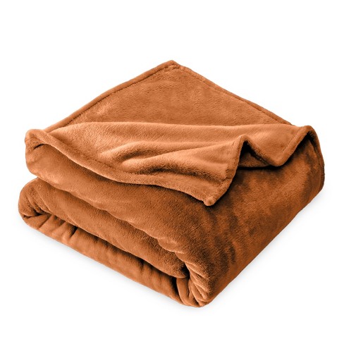Red Microplush Full/Queen Fleece Blanket by Bare Home