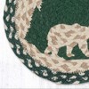 Earth Rugs Nature-Inspired Grizzly Bear Round Jute Trivet - 2 of 3