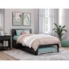 Twin Boston Bed with Twin Trundle Espresso - AFI: Modern Design, Solid Hardwood, No Box Spring Required - 2 of 4