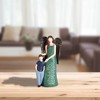 Dicksons Green Angel with Boy Said Prayer 8 inch Resin Tabletop Figurine - 2 of 2