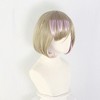 Unique Bargains Women's Bob Wigs 13" Brown with Wig Cap Straight Hair - 2 of 4