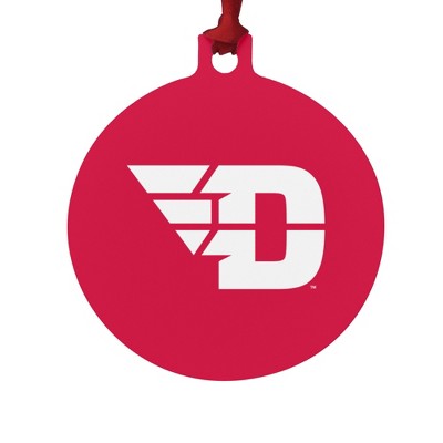 University of Dayton Flyers Logo Aluminum Holiday Christmas Tree Ornament