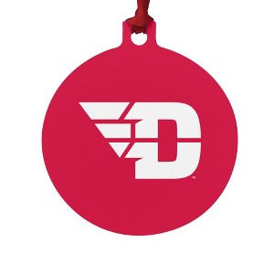 University of Dayton Flyers Logo Aluminum Holiday Christmas Tree Ornament - 1 of 4