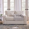 Sure Fit 28"x32" Pet Fido Fur Three Sided Bolster Pet Bed Couch Protector Medium Light Gray: Indoor Microfiber Slipcover - 3 of 4