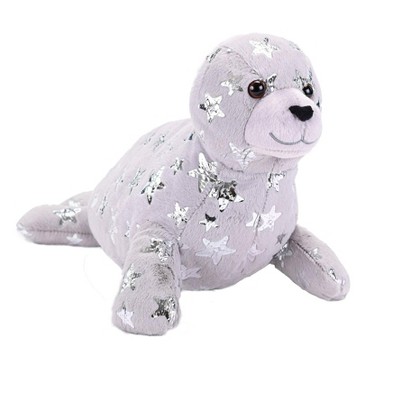 Wild Republic Foilkins Harbor Seal Stuffed Animal, 12 Inches