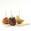 Norpro 2.5" Fancy Ornate Wood Toothpicks Appetizer Skewers with Holder - 450 Pack - 4 of 4