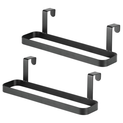 2 Pack Kitchen Towel Holder - Over Cabinet Towel Bar Rack - 14