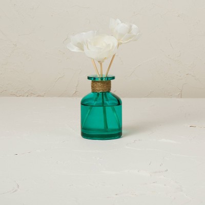 100ml Teal Tropic Oasis Oil Reed Diffuser with 3 Sola Flowers - Opalhouse™ designed with Jungalow™