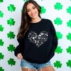 Simply Sage Market Women's Graphic Sweatshirt St. Patrick's Heart - 2 of 4