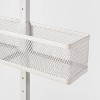 Nex 3 Tier Over The Door Basket Organizer With 3 Tier Mesh Basket Hanging  Storage Unit : Target