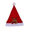 Unique Bargains Christmas Hat Polyester Non-Woven Fabric Red 11.02"x15.75" 1 Pc - 4 of 4
