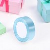 Unique Bargains Ribbons for Crafts Satin Decorative Multipurpose for Gift Wedding and Hair Accessories Polyester 866.14"x0.98" 1 Pc - 2 of 4