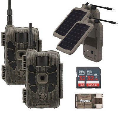 Stealth Cam 40MP Deceptor Max Cellular Trail Camera (2-Pack) Bundle