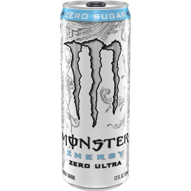 Monster Energy Zero Ultra Energy Drink - 12 fl oz Can, 1 of 3