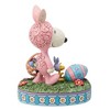 Jim Shore 6.0 Inch Easter Hoppyness Snoopy Woodstock Eggs Basket Animal Figurines - 3 of 3