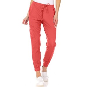 Medichic Women's Leah 5-Pocket Stretch Cargo Jogger Scrub Pants - 1 of 4