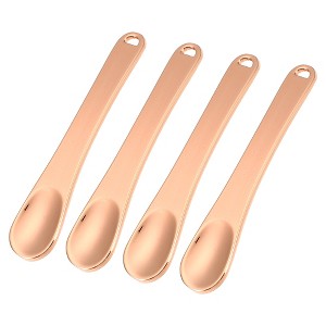 Unique Bargains Eye Cream Massage Sticks Beauty Scoop Makeup Spatula Mini Spoon for Facial Cosmetic Face Cream 2.32"x0.46" 4 Pcs - 1 of 4