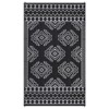 Large Outdoor Rug Waterproof Plastic Straw Rug, Foldable Lightweight RV Picnic Mat Reversible Geometric Outdoor Blanket for Deck Balcony Porch - 4 of 4