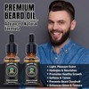 XIKEZAN Beard Kit for Men Grooming & Straightening Set,w/Beard Straightener, 2 Pack Oil, Balm, Comb, Scissor, Brush, Birthday Valentines Gifts - 4 of 4