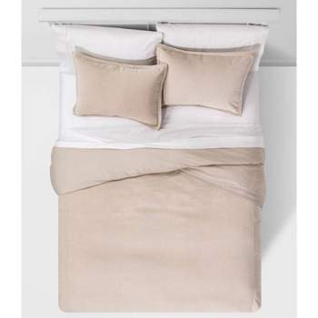 Solid Velvet Cotton Duvet Cover and Sham Set - Threshold™