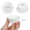 LotFancy 500Pcs Standard Cupcake Muffin Liners, White Greaseproof Cupcake Wrappers Baking Cups - 3 of 4
