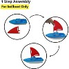 Toy Boat Bath Toys for Kids & Toddlers 3 Pcs Floating Toy Boats for Bathtub, Kids Pool Toys, Beach Toys by 4E's Novelty - 4 of 4