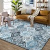 Area Rug, Rugs for Living Room, Washable Rug, Vintage Rugs for Entryway, Traditional Floor Cover, Thin Carpet, Kitchen Distressed Non Slip Mat - 3 of 4